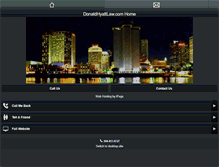 Tablet Screenshot of donaldhyattlaw.com